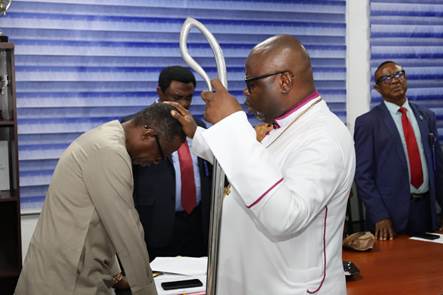 Bishop of Niger Delta North Diocese Visits UniPort Vice-Chancellor, Offers Prayers for His Administration